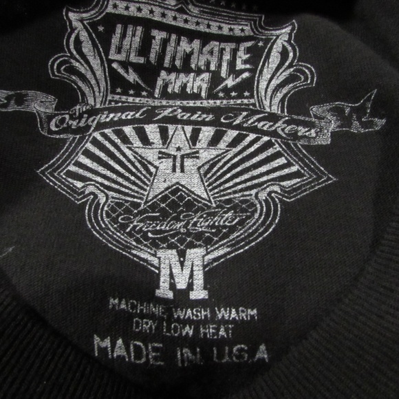 Ultimate MMA Hard Knocks Shirt Mens Size Medium - Picture 3 of 3